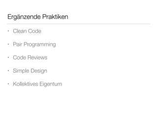 When
• zu testende Aktion
• nur eine When-Aussage
• beschreibt den Zweck des Tests eindeutig
• Gegenwartsform
• Aktiv
16
 