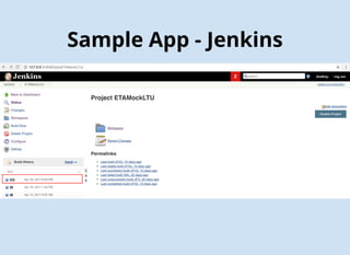 Sample App - API Test
 