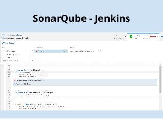 SonarQube - Jenkins
 