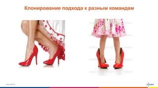 www.luxoft.com
Клонирование подхода к разным командам
 