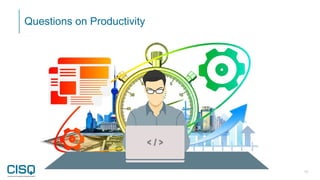 Questions on Productivity
13
 