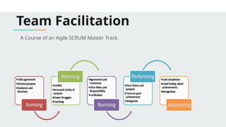 Agile Facilitation and Team Management for Software teams and more | PPTX