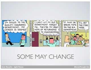 SOME MAY CHANGE
Amir Barylko - Agile Teams

MavenThought Inc.

 
