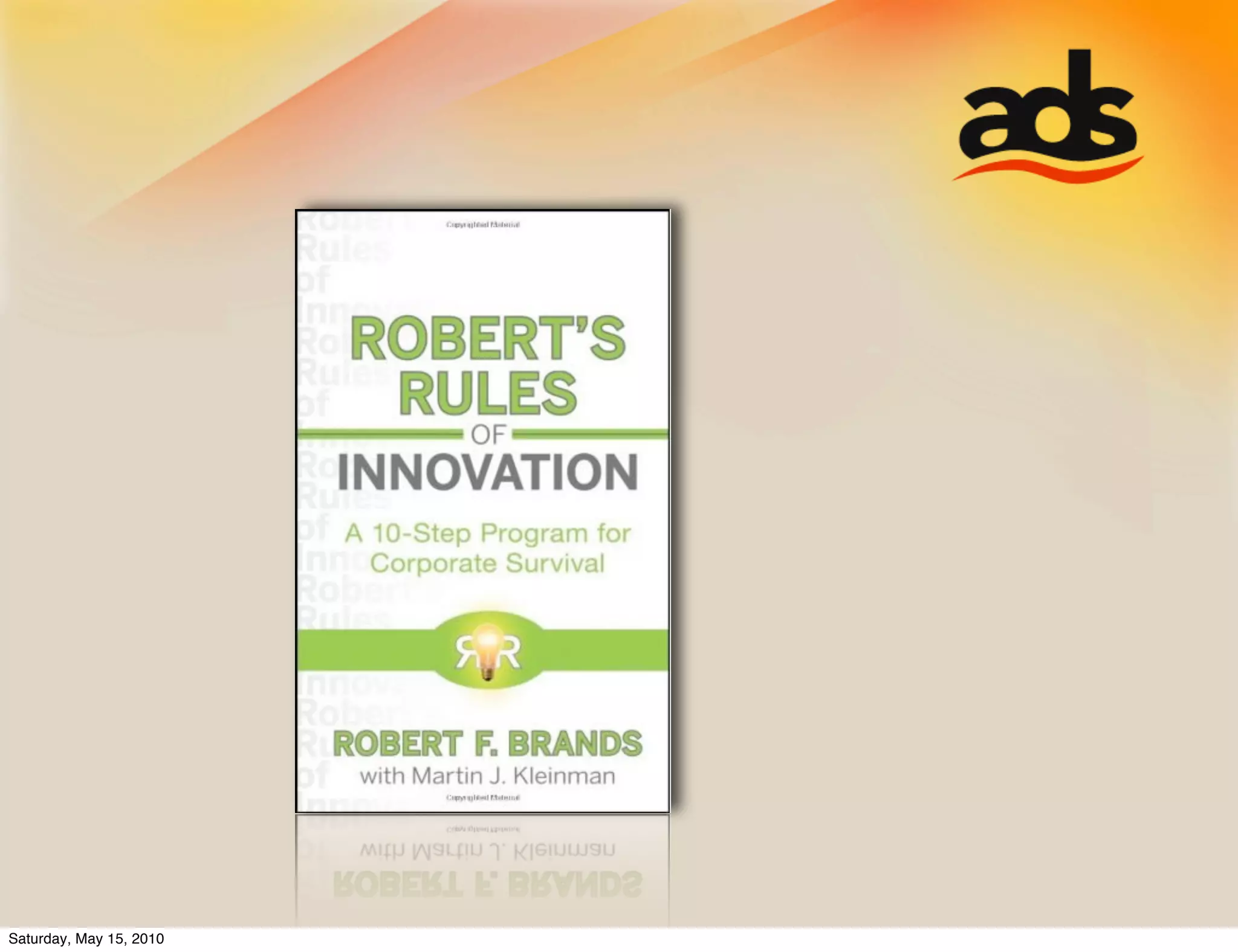 Saturday, May 15, 2010
 