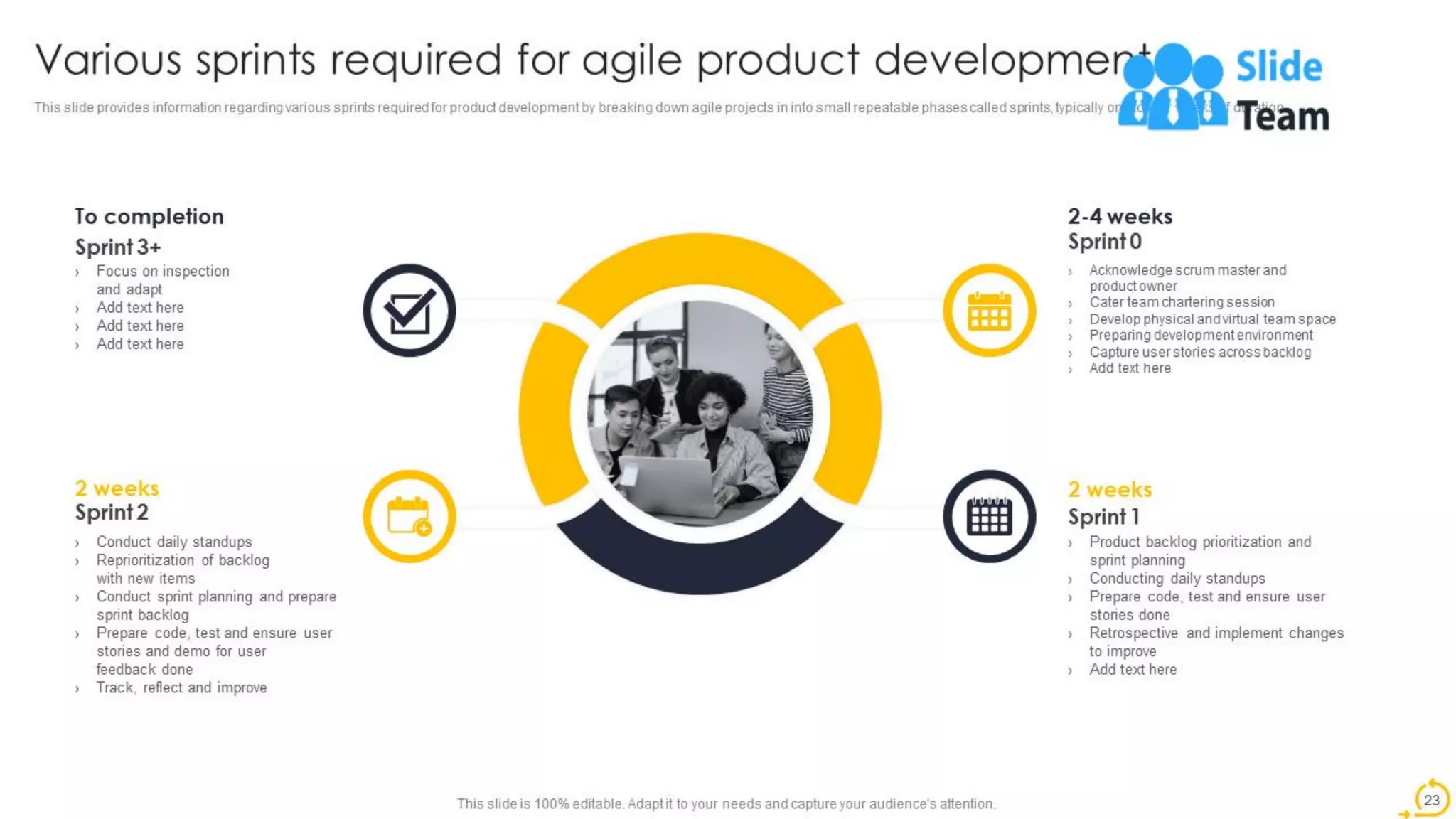 Agile Techniques For IT Team Playbook Powerpoint Presentation Slides