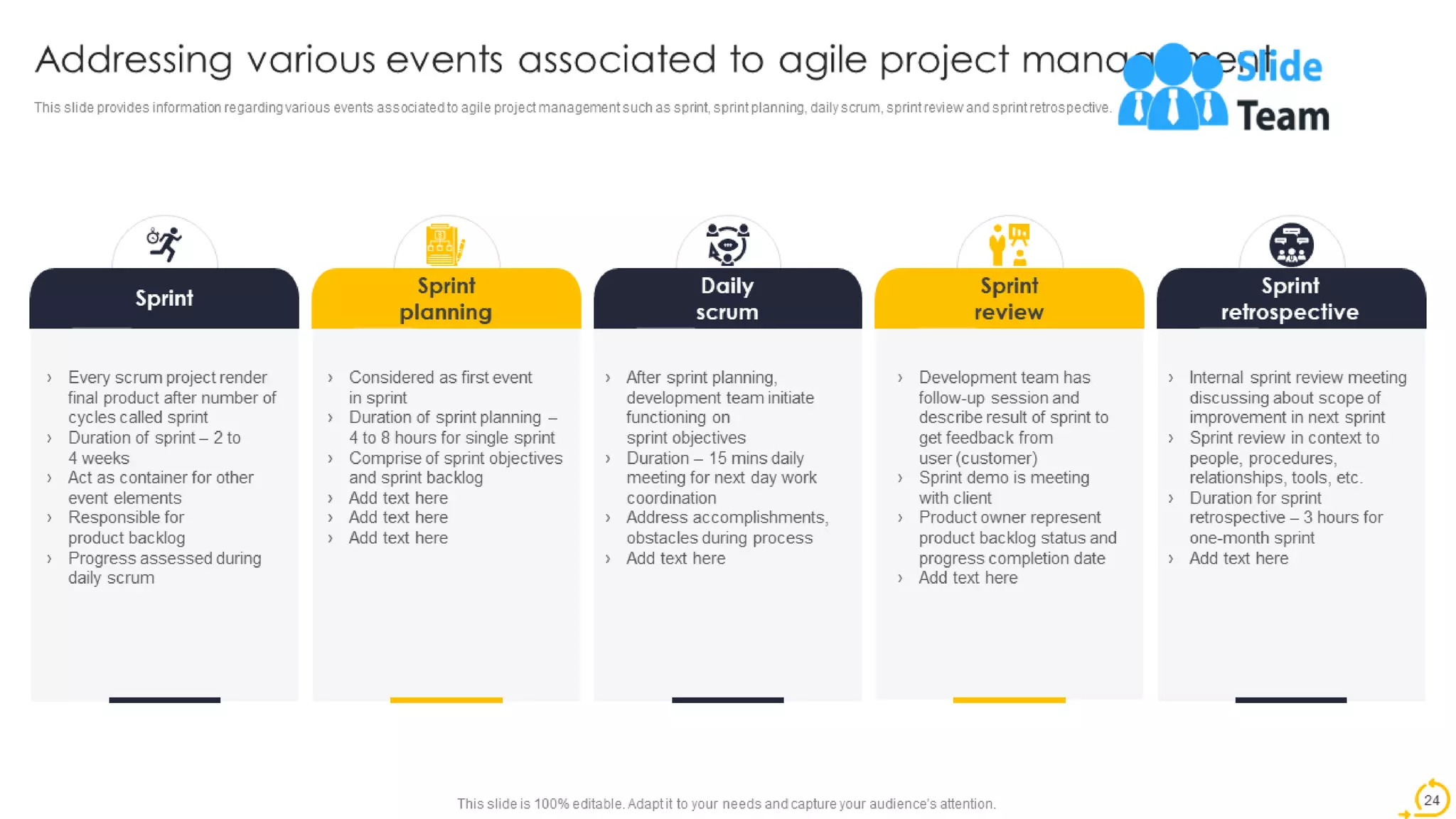 Agile Techniques For IT Team Playbook Powerpoint Presentation Slides