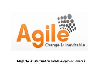Magento - Customization and development services 
