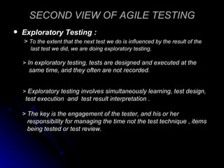 Agile testing | PPT