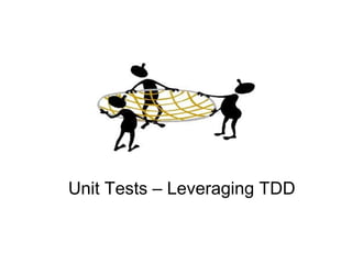 Unit Tests – Leveraging TDD

 