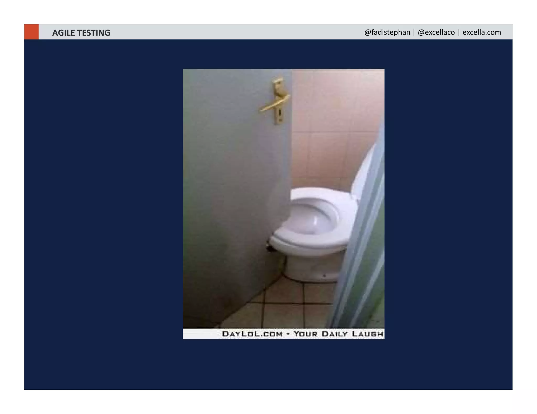 AGILE TESTING @fadistephan | @excellaco | excella.com
 
