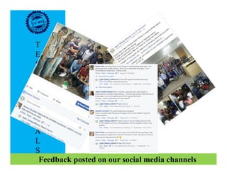 T
E
S
T
I
M
O
N
I
A
L
S
Feedback posted on our social media channels
 