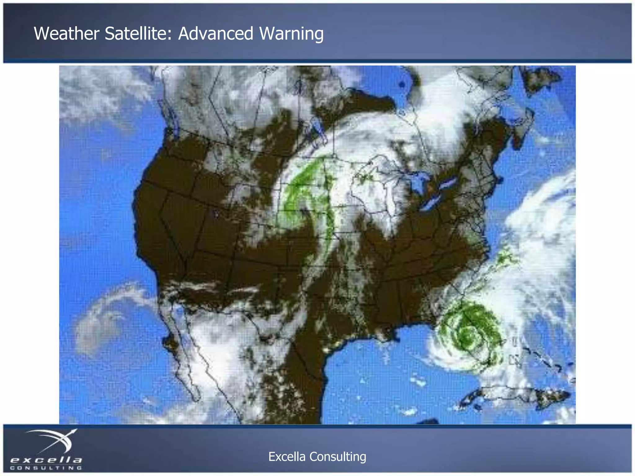 Weather Satellite: Advanced Warning Excella Consulting 