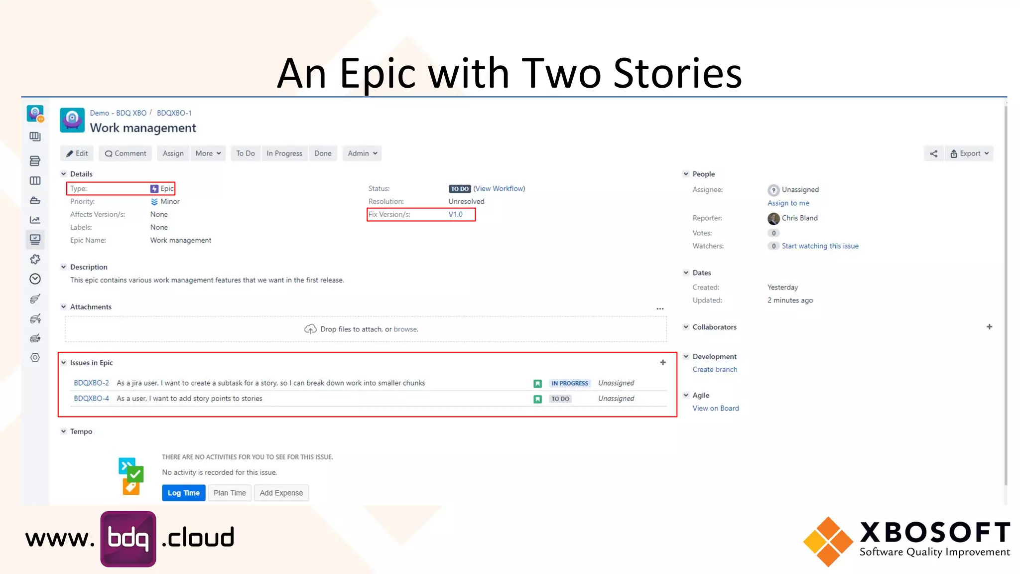 An Epic with Two Stories
 