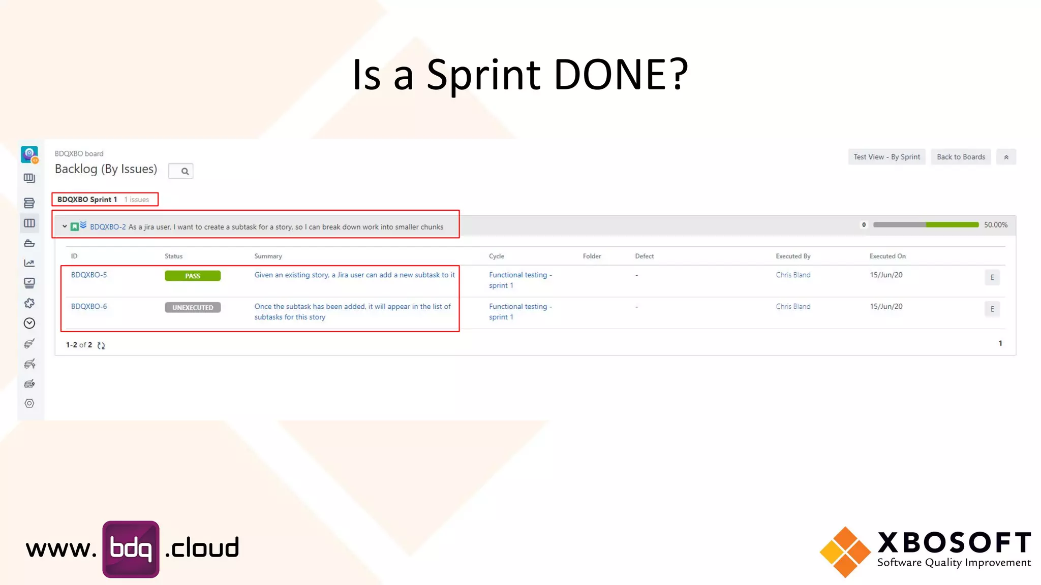 Is a Sprint DONE?
 