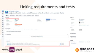 Linking requirements and tests
 