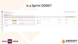 Is a Sprint DONE?
 