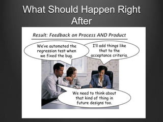 What Should Happen Right
         After
 