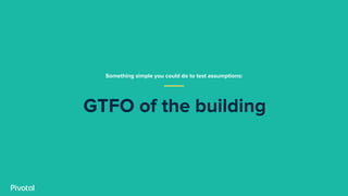 GTFO of the building
Something simple you could do to test assumptions:
 