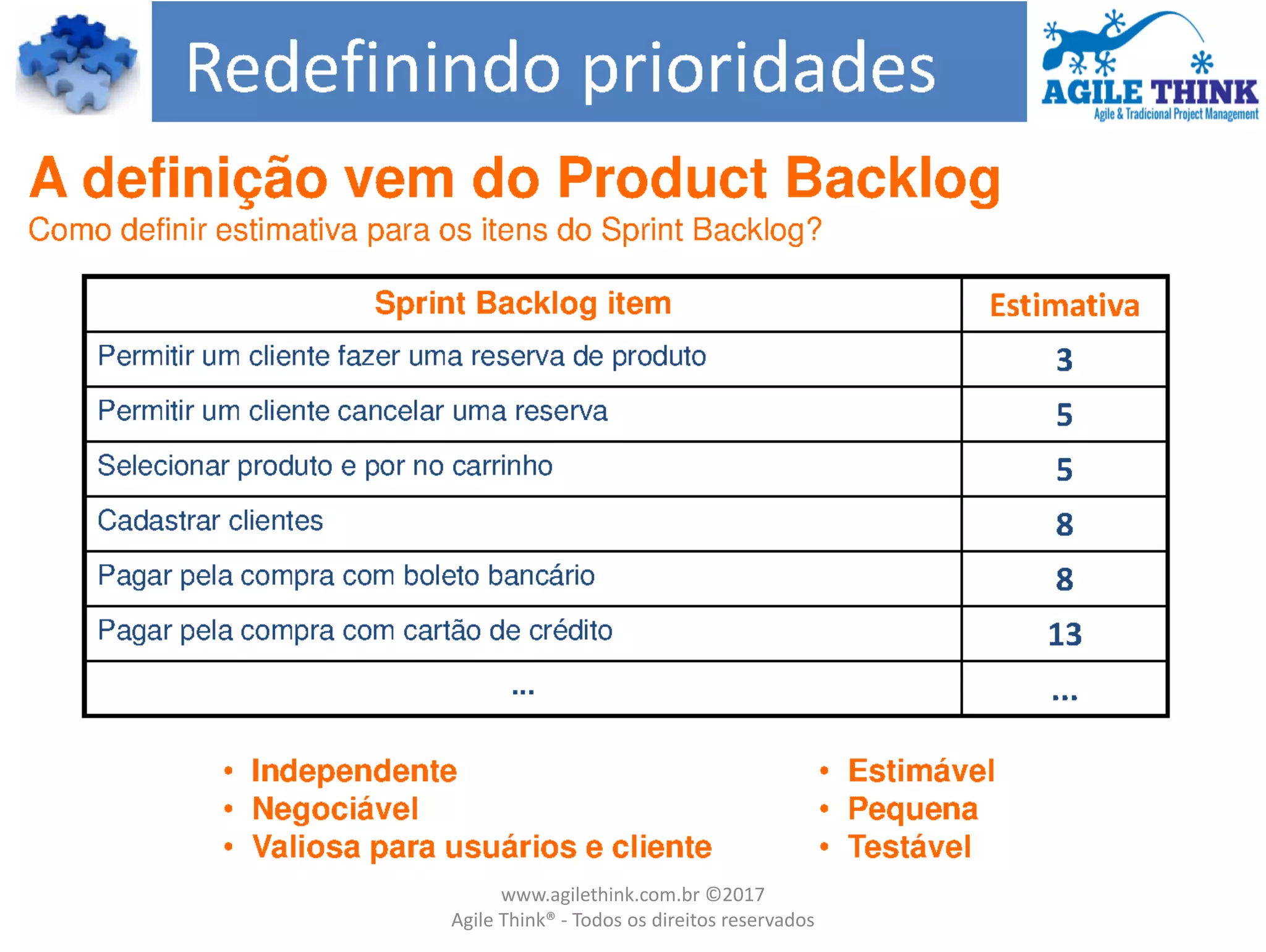 www.agilethink.com.br ©2017
Agile Think® - Todos os direitos reservados
 