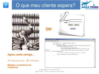 www.agilethink.com.br ©2017
Agile Think® - Todos os direitos reservados
 