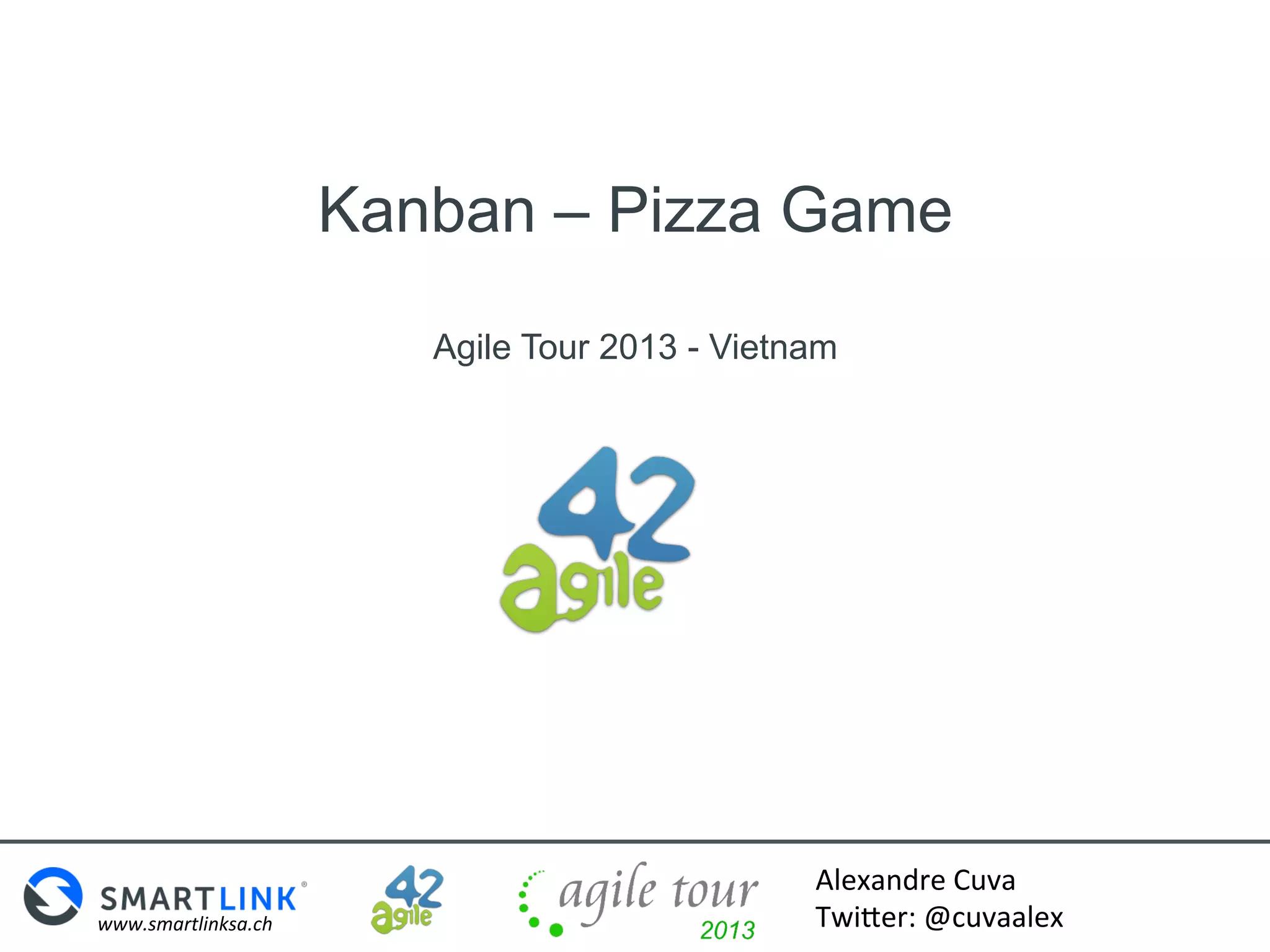 Kanban Pizza Game Visualizes Agile Workflow PPT