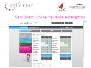 ServiDirect: Online insurance subscription  
