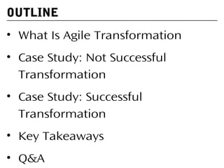 Agile Transformation: The Difference Between Success and Failure | PPT