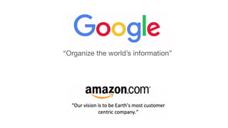 “Organize the world’s information”
 