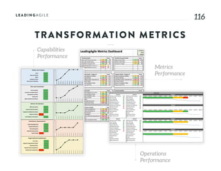 116116
TRANSFORMATION METRICS
Capabilities
Performance
Metrics
Performance
Operations
Performance
 