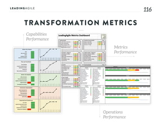 116116
TRANSFORMATION METRICS
Capabilities
Performance
Metrics
Performance
Operations
Performance
 