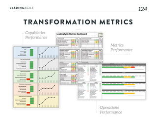 124124
TRANSFORMATION METRICS
Capabilities
Performance
Metrics
Performance
Operations
Performance
 