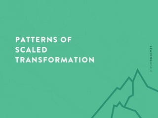 PATTERNS OF
SCALED
TRANSFORMATION
 