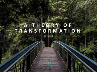 A T H E O R Y O F
T R A N S F O R M A T I O N
 