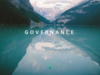 G O V E R N A N C E
 