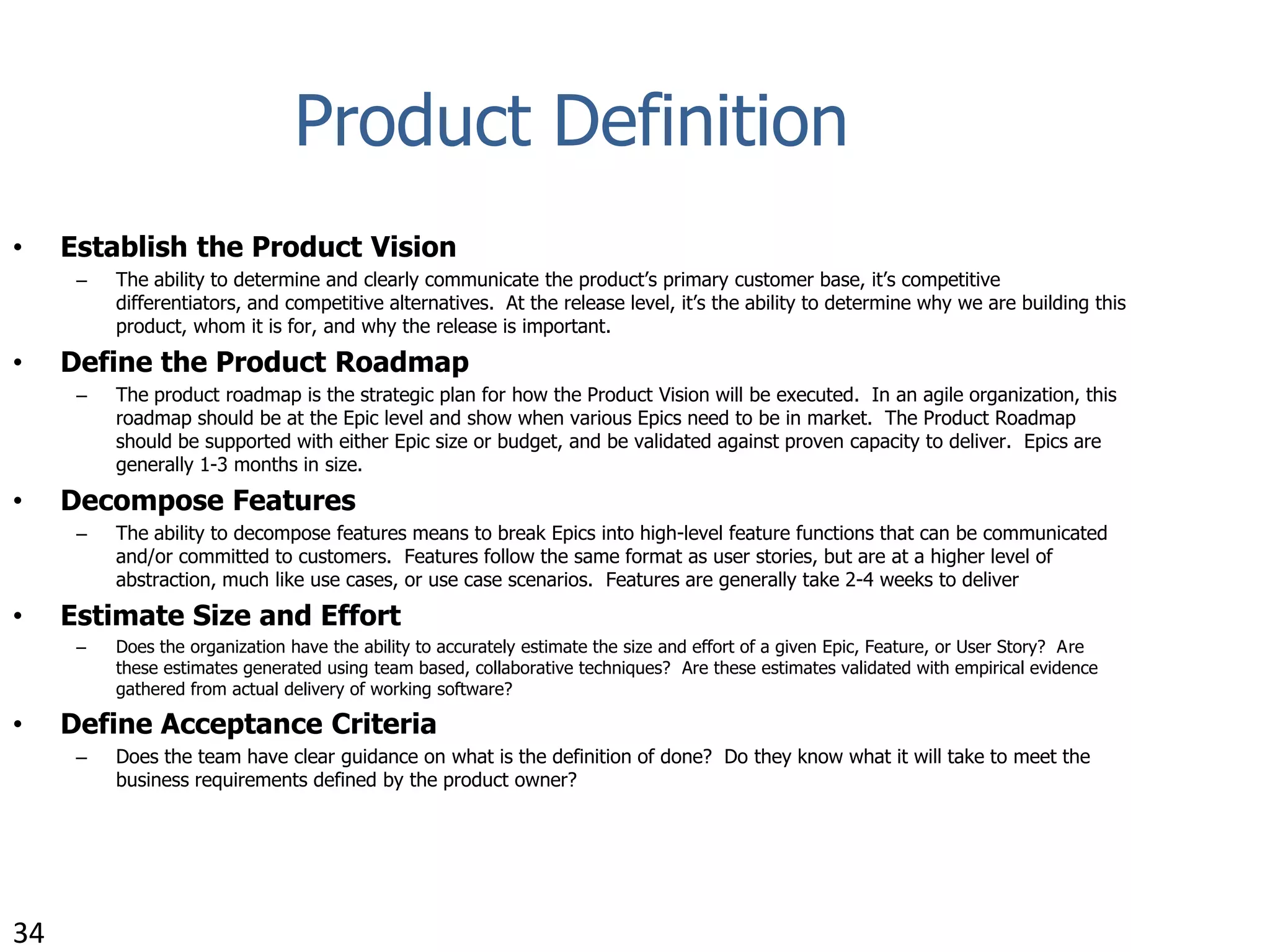 Predictability… deliver what we say we are going to deliver
