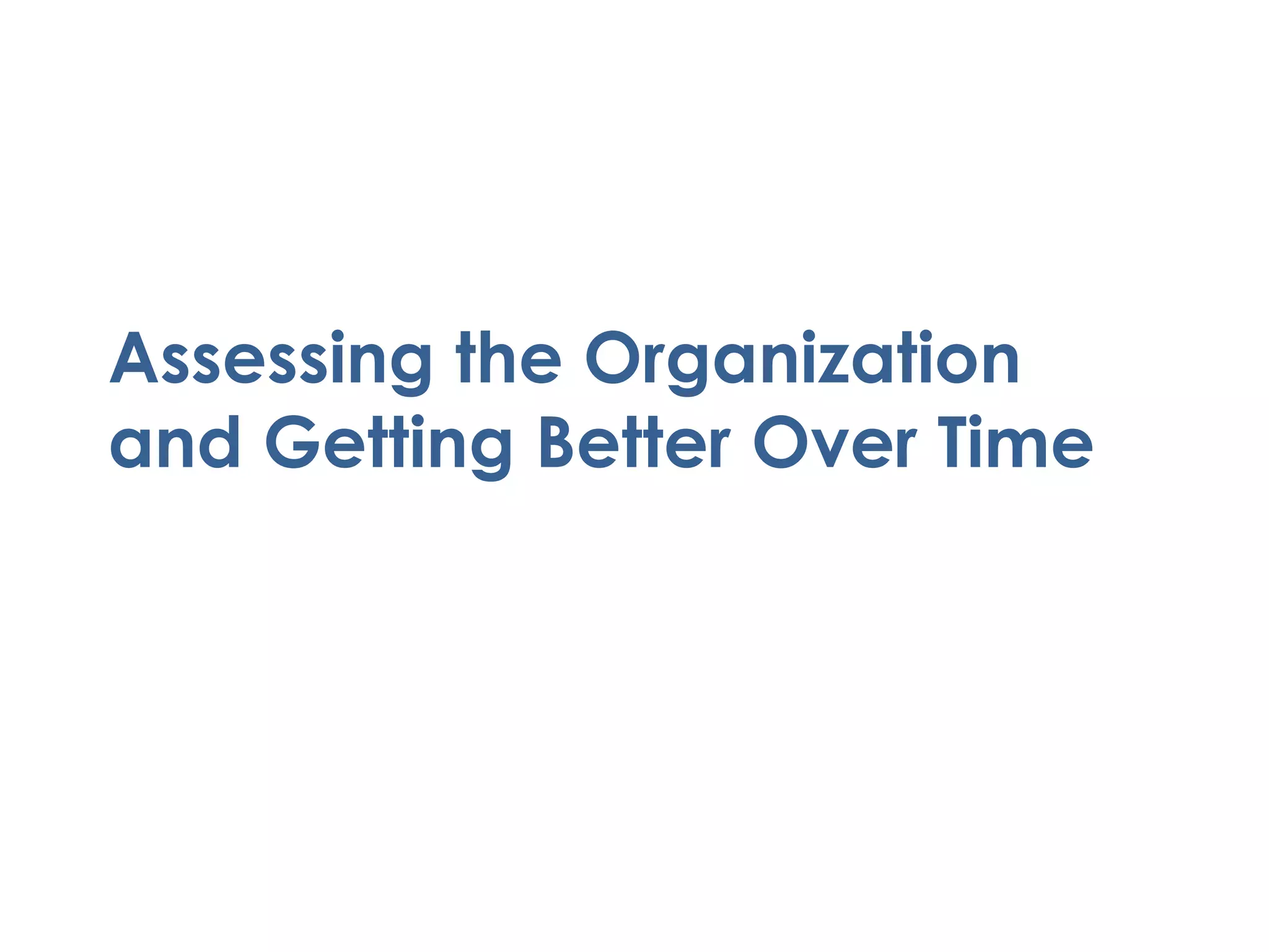 High levels of trust between coworkersValue DeliveryProduct DefinitionPlanning & CoordinationContinuous ImprovementDelivery PracticesOrganizational Enablement30