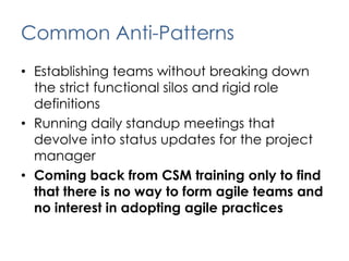 Help people to work together toward common goals