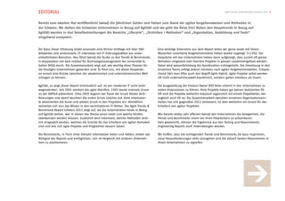 EDITORIAL                                                                                                                             Agile Trends & Benchmarks Schweiz 2013 3



Bereits zum zweiten Mal veröffentlicht SwissQ die jährlichen Zahlen und Fakten zum Stand der agilen Vorgehensweisen und Methoden in
der Schweiz. Wo stehen die Schweizer Unternehmen in Bezug auf Agilität und wo geht die Reise hin? Neben den Haupttrends in Bezug auf
Agilität werden in drei Detailbetrachtungen die Bereiche „Lifecycle“, „Techniken / Methoden“ und „Organisation, Ausbildung und Tools“
eingehend analysiert.


Die Basis dieser Erhebung bildet einerseits eine Online-Umfrage mit über 580        Eine wichtige Erkenntnis aus dem Report teilen wir gerne vorab mit Ihnen:
Antworten und andererseits 25 Interviews mit IT-Führungskräften aus unter-          Wasserfall-orientierte Vorgehensmodelle haben wieder zugelegt (+13%). Die
schiedlichsten Branchen. Neu führt SwissQ die Studie zu den Trends & Benchmarks     Gespräche mit den Unternehmen haben dann aufgezeigt, dass zurzeit oft grosse
in Kooperation mit dem Institut für Technologiemanagement der Universität St.       Vorhaben umgesetzt oder kleinere Projekte in grossen zusammengefasst werden.
Gallen (HSG) durch. Die Zusammenarbeit zeigt auf, wie wichtig diese Themen für      Dabei wird wasserfallmässig die Koordination sichergestellt. Die Umsetzung in den
die heutigen Unternehmen geworden sind. Es freut uns, mit dieser Kooperati-         einzelnen Teams erfolgt jedoch meistens nach agilen Vorgehensmodellen. Entspre-
on erneut eine Brücke zwischen der akademischen und unternehmerischen Welt          chend hört man öfter auch den Begriff Agile Hybrid. Agile Projekte selbst werden
schlagen zu können.                                                                 oft nicht unternehmensweit koordiniert, sondern gelten meistens als Inseln.

Agilität, so zeigt dieser Report eindrücklich auf, ist von moderner IT nicht mehr   Die Ausgestaltung der Product Owner (PO) Rolle scheint in den Unternehmen zu
wegzudenken. Seit 2001 existiert das agile Manifest. 1995 wurde erstmals Scrum      vielen Diskussionen zu führen. Viele Projekte haben gar keinen dedizierten PO.
an der OOPSLA präsentiert. Zirka 2005 begann der Trend der Scrum Master Zerti-      Oft sind die Projekte weiterhin klassisch organisiert mit einem Projektleiter, der
ﬁzierungen und damit tauchten die ersten Scrum Coaches auf. Viele Interessier-      zugleich auch PO ist. Die Zusammenarbeit zwischen einzelnen Organisationsein-
te absolvierten die Kurse und setzten Scrum in den Projekten ein. Allmählich        heiten hat sich gegenüber 2012 verbessert, ist aber weiterhin ein Grund für das
verbreitet sich nun das Wissen in den verschiedenen IT-Rollen. Der Agile Trends &   Scheitern von agilen Projekten.
Benchmark Report Schweiz 2013 zeigt auf, wo die Unternehmen heute in Bezug
auf Agilität stehen, wer in diesen das Thema voran treibt und welche Hürden         Wie bereits letztes Jahr offeriert SwissQ den Unternehmen die Gelegenheit, die
überwunden werden müssen. Zusätzlich wird informiert, welche Methoden wirk-         Trends und Benchmarks intern vor ihren Mitarbeitern zu präsentieren.
lich eingesetzt werden, welches die Gründe für das Scheitern von agilen Vorhaben    Falls gewünscht, können die Ergebnisse aus den Testing und Requirements
sind und wie sich agile Projekte und Programme steuern lassen.                      Engineering Reports auch miteinbezogen werden.

Die Benchmarks, in Form einer Vielzahl informativer Daten und Fakten, bilden das    Wir hoffen, dass die vorliegenden Trends und Benchmarks Sie dazu inspirieren,
Rückgrat des Reports und ermöglichen, sich im Vergleich mit anderen Unterneh-       neue Herausforderungen aktiv anzugehen und die aktuell besten Massnahmen in
men zu positionieren.                                                               Ihrem Unternehmen zu ergreifen.
 