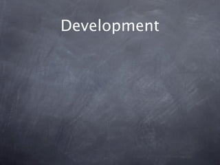 Development
Become a user

Optimise for deployment platform
 