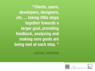 Making Agile Work for Design