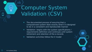 Agile Computer System Validation of software products | PDF