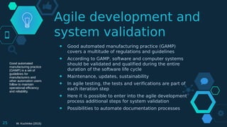 Agile Computer System Validation of software products | PDF