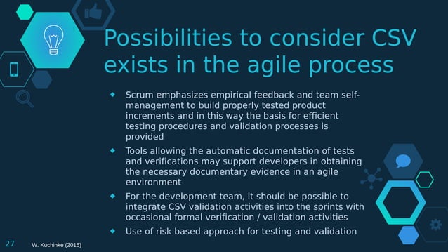 Agile Computer System Validation of software products | PDF