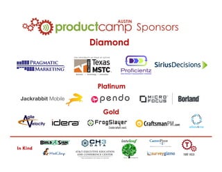 24
Sponsors
Diamond
In Kind
Gold
Platinum
 