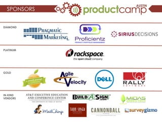 Agile Velocity Story Mapping Session from Product Camp Austin 11 #PCATX