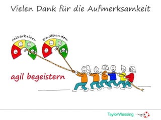 Vielen Dank für die Aufmerksamkeit
agil begeistern
 