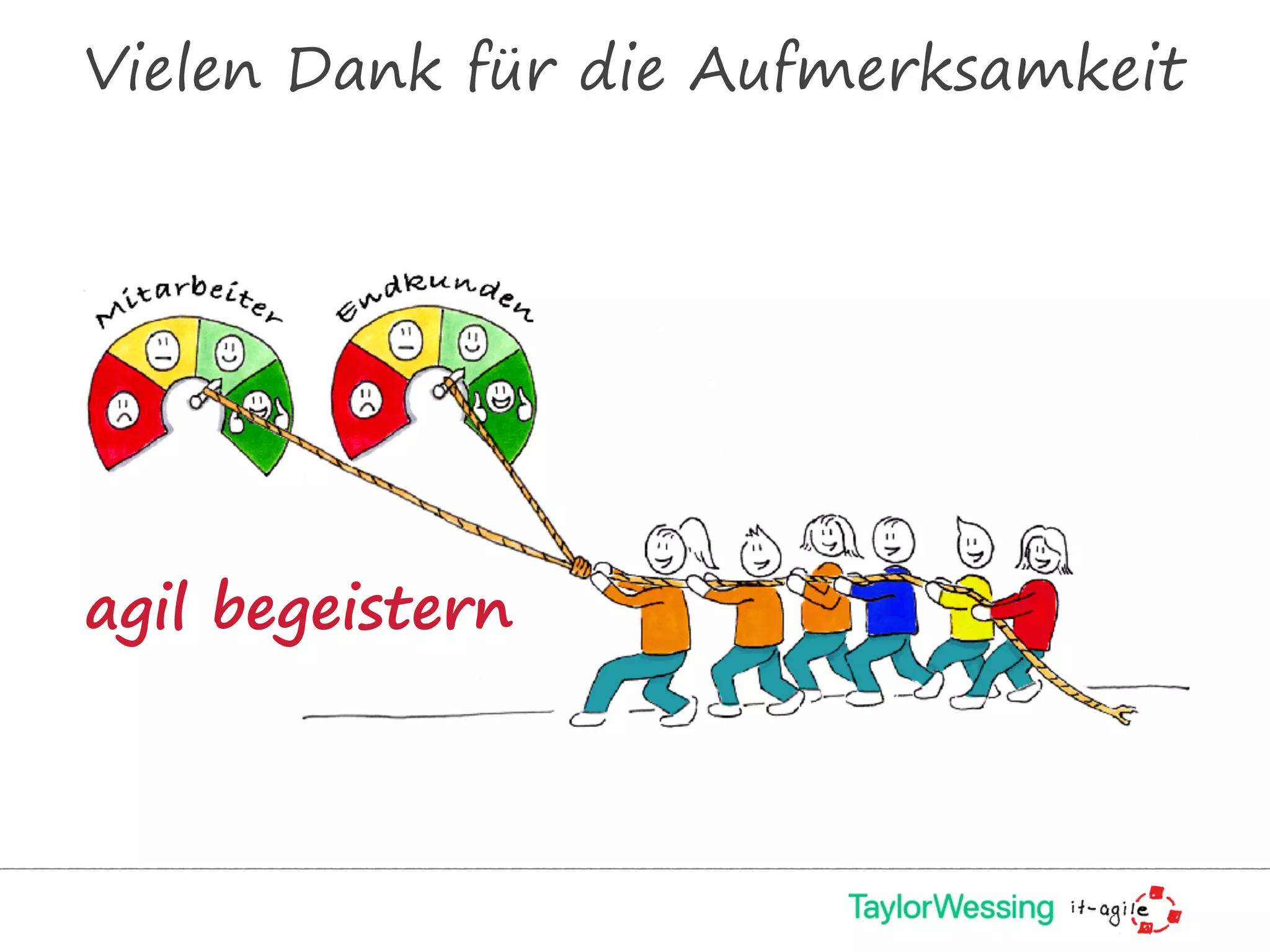 Vielen Dank für die Aufmerksamkeit
agil begeistern
 