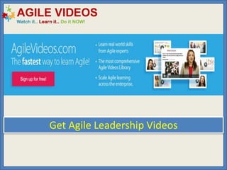 Get Agile Leadership Videos
 