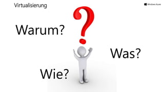 Warum?
Was?
Wie?
Virtualisierung
 