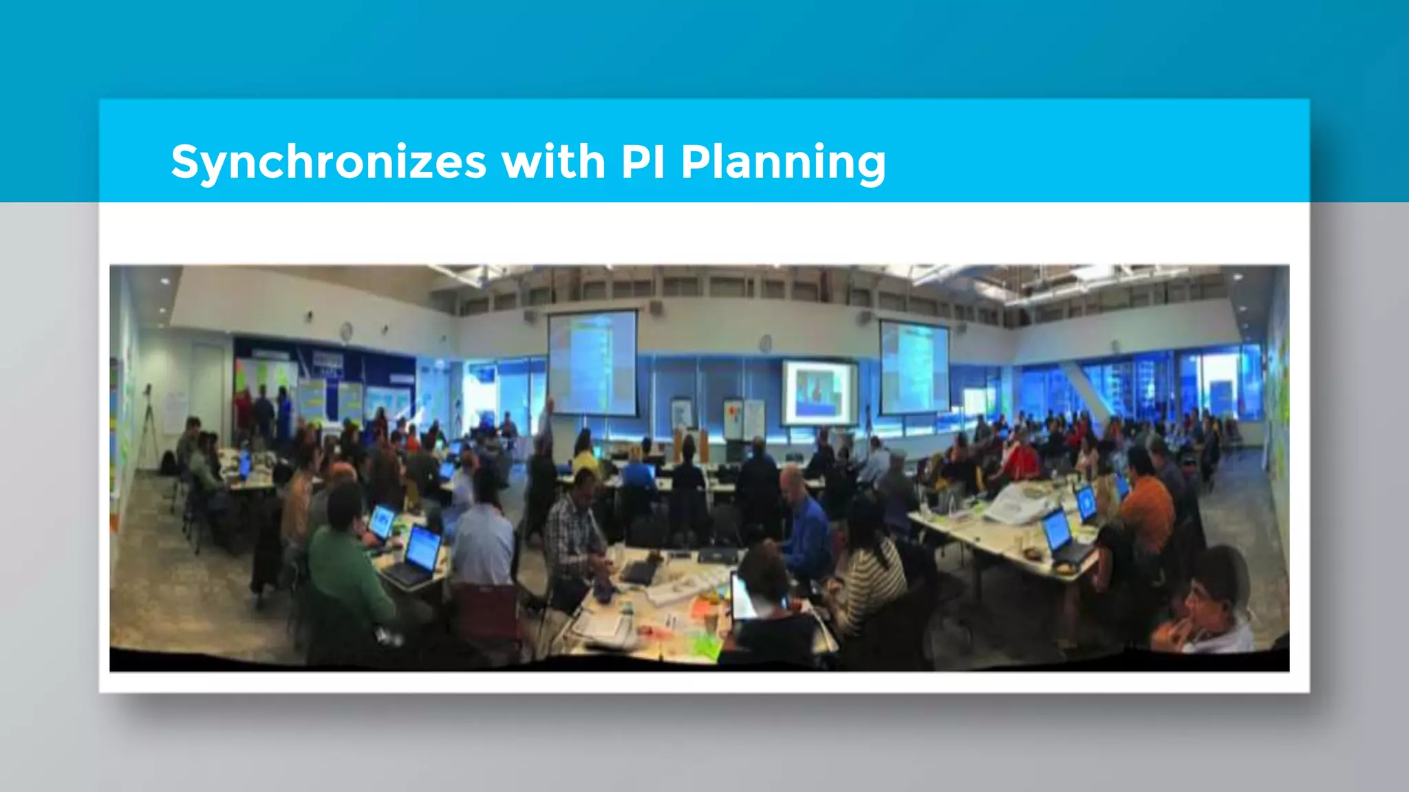 Synchronizes with PI Planning
 